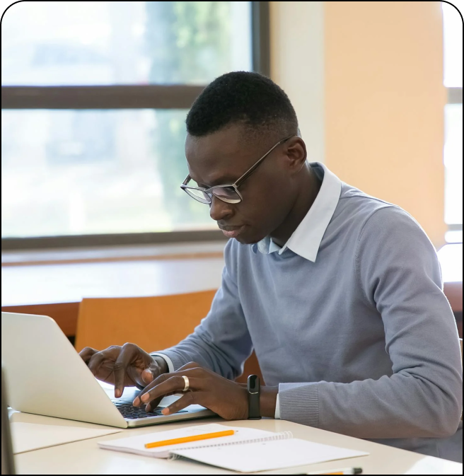 guy on a laptop